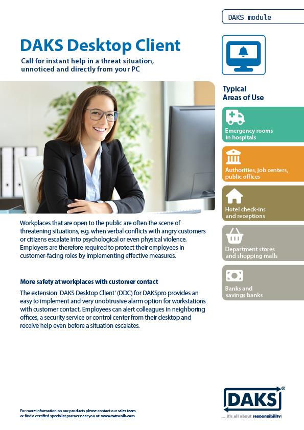 DAKS Desktop Client product info